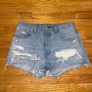 Levis 501 Denim Shorts size 10